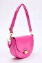 Pembe Metal Toka Detaylı Kadın Mini Boy City Omuz Çanta TAKAW26OC00022 - 2