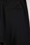 Siyah Straight Fit Boru Paça Gofre Mevsimlik Erkek Dokuma Kumaş Pantolon TMNSS26PL00005 - 8