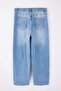 Blue High Waist Comfortable/Flexible Baggy Fit Denim Plus Size Jeans Tbbss26Cj00004 - 9