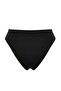 Black High Waist Regular High Leg Bikini Bottom Tbess26Ba00001 - 6