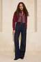 Lacivert Yüksek Bel Cep Detaylı Raw Wide Leg Jeans TWOAW26JE00231 - 2