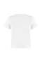 Ekru Regular/Normal Kalıp Kısa Kollu Nakışlı Tok %100 Pamuk Örme T-Shirt TWOSS26TS00016 - 7