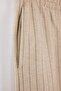 Koyu Bej Çizgili Örme Pantolon TWOSS24PL00072 - 6