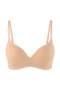 Siyah-Ten 2'li Micro Kaplı T-Shirt Bra Örme Sütyen THMSS26SU00005 - 7