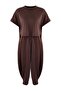 Kahverengi Oversize Dikiş Detaylı Dar Paça Soft/Yumuşak Dokunuşlu Örme Alt-Üst Takım TWOSS26AU00036 - 5