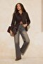 Antrasit Yüksek Bel Geniş Paça Wide Leg Jeans TWOSS26JE00054