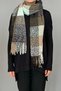 Tasseled Boucle Scarf Shawl 45X200 cm 1292 Black - 3