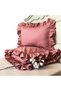 Double Frilled 100% Natural Cotton 4 Piece Duvet Cover Set - 3
