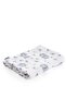 Blue Lamb Pattern Muslin Cloth Cover 120x120 cm + 4 Mouth Wipes - 4