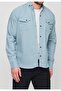 Men's Shirt Slim Fit Slim Cut Cotton Men's Denim Shirt - 5