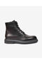 Men's Black Genuine Leather Casual Boots 4K1Yb17791