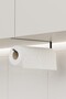 Towel Holder Napkin Rack Hanger Bathroom Kitchen Organizer Paper Roll Towel Rack Practical Black Roll - 3