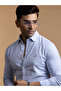 The Classic Stripe – Blue Oxford Shirt with Timeless Smooth Weave, Slim Fit - 5