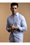 The Classic Stripe – Blue Oxford Shirt with Timeless Smooth Weave, Slim Fit - 4