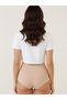 Private High Waist Non-marking Laser Cut Panties Corset Skin Color - 5