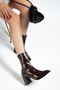 Pointed Toe Stretch Boots - 4