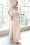 Necklace Detailed Fish Model Lace Hijab Evening Dress Stone 1058 - 3