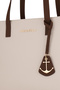 Ecru-Brown Women's Shoulder Bag Cn7663T - 2