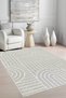 Digital Non-Slip Washable Scandinavian Gray Beige Living Room Rug Kitchen Rug Hallway Rug Runner Rug