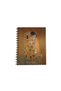 Art Collection Gustav Klimt the Kiss Spiral Notebook - Hard Cover A5 Dotted Notebook 14X21 cm - 3