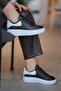 Women's Black and White Casual Sneaker Slz03 - 2