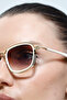 Akore Premium - Unisex Sunglasses Cream Brown Uv400 Protection - 3