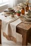 Raffia Tassel Natural Fabric Bohemian Runner - 7