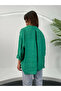 Green Off-Shoulder Oversize Shirt - 4612 - 4