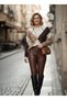 Special Production Diamond Patterned Oversized Knitwear Trend Sweater Stone - 2