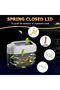 Car Trash Can with Lid, Leakproof Hanging Garbage Organizer with Bags - 4