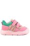 Schaggy Genuine Leather Pink Green Baby Sneakers - 3
