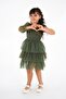 One-Shoulder Polka Dot Dress - Graduation, Birthday and Celebration Dress - 4