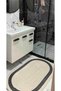 Wicker Jute Wicker Large Size 4-Piece Bathroom Set, Bathroom Mat Set, Bathroom Basket, Mat, Basket Set - 3