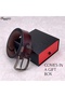 Genuine Leather Belt Men - Semi-Casual Men's Belts - Black & Brown Men’s Leather Belt for Men - 4