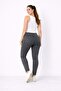 Women's Plus Size Grey Distressed High-Waist 5-Pocket Jeans 65N39329 - 6