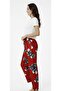 Women's Pajama Bottoms Red Winter New Year Silky - Touch - 2