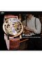 T-Winner Wind-Up Movement Gold Color Wrist Watch - 2