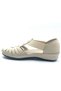 Galantus Genuine Leather Comfort Orthopedic Women's Sandals Beige - 3