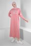 Text Printed Track Suit Dress 43663 - 2