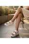 Double Buckle Detail Women Sandals - 2