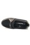 Berfilla Dr.Tavsiyeli 100% Leather Mother's Women's Ballerina Shoes BLACK - 5
