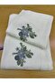 Embroidered 3D Cotton Towel with Mother and Daughter Motif - 4