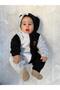Plush Unisex Zippered Winter Pompom Clown Baby Sleeping Bag - 3
