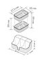 Zs-0063-2-Piece Office and Home Organizer Set – Desktop Stationery Organizer + 2-Tier Book Organizer - 5