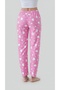 Women's Pajama Bottoms Heart Patterned Soft Textured Anti-Pilling - 5