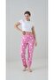 Women's Pajama Bottoms Heart Patterned Soft Textured Anti-Pilling - 3