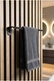 Metal Wall Towel Rack |   Matte Black Screw-In Towel Rack – Modern Bathroom Accessory