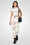 Women Yarn Dye Sleeveless Jumpsuit, Multicolor