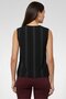 Women Crew Neck Sleeveless Metallic Top, Multicolor - 4