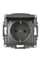Visage Smoked Lid Grounded Socket Mechanism